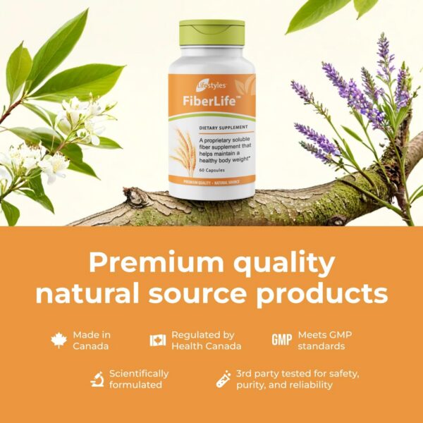 Suplemento de fibra soluble para bienestar intestinal y cardíaco