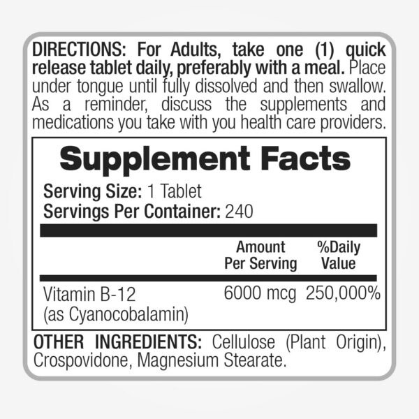 Version 1.0.0 Suplemento FITO MEDIC'S vitamina b12 con 240 dosis sublinguales