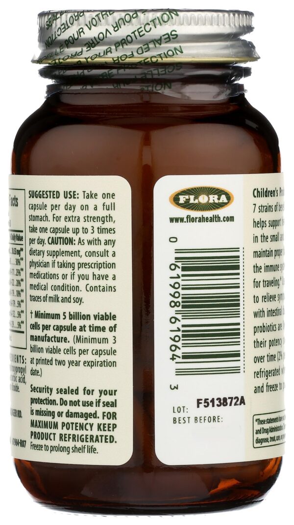 Version 1.0.0 Suplemento Flora probiótico niños 5-15 años recuperación intestinal