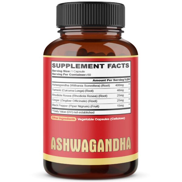 Version 1.0.0 Suplemento fórmula avanzada Ashwagandha agobi calidad certificada