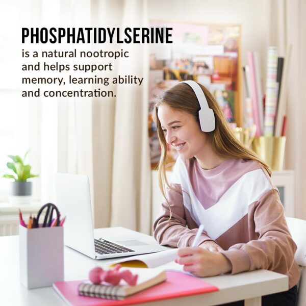 Suplemento fosfatidilserina Intelligent Labs vista lateral