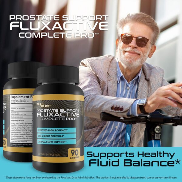 Suplemento para función sana de la próstata Fluxactive Complete Pro