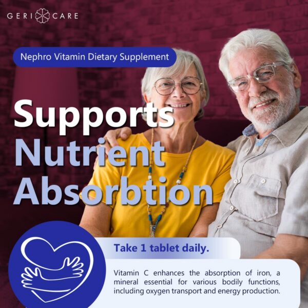 Suplemento GeriCare Nephro cuidado riñones y energía