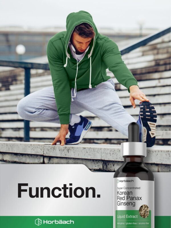 Suplemento de ginseng rojo Horbäach frente ecologico