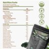 Suplemento Go Nutra espirulina orgánica alta concentración