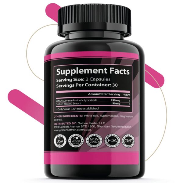 Version 1.0.0 Suplemento Golden Saffron GABA para energía y estado de ánimo