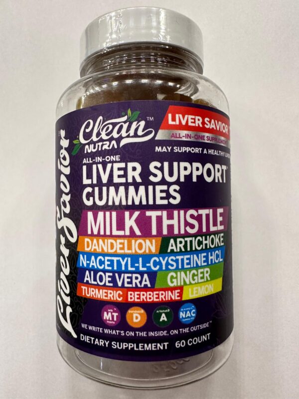 Suplemento gomitas Clean Nutra para soporte hepático