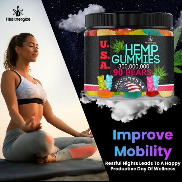 Suplemento gomitas Healthergize para piel sana y relajación