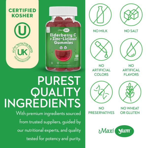 Suplemento gomitas Maxi Health vegano sin gluten ni colorantes