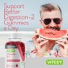Suplemento gomitas vitamina B12 sabor fresa Viteey