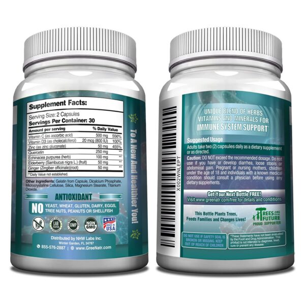 Vitaminas y antioxidantes en suplemento GreeNatr 7 en 1