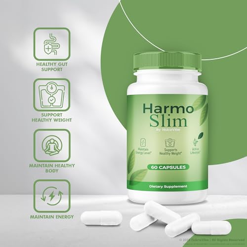 Suplemento HarmoSlim con ingredientes naturales y gelatina