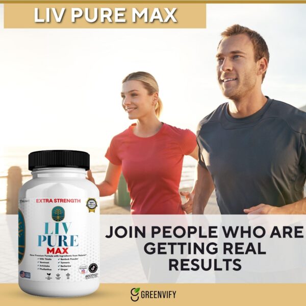 Suplemento hepático Liv Pure Max en cápsulas vegetales