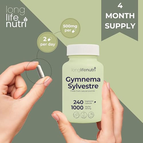 Version 1.0.0 Suplemento herbal para antojos y equilibrio LongLifeNutri Gymnema