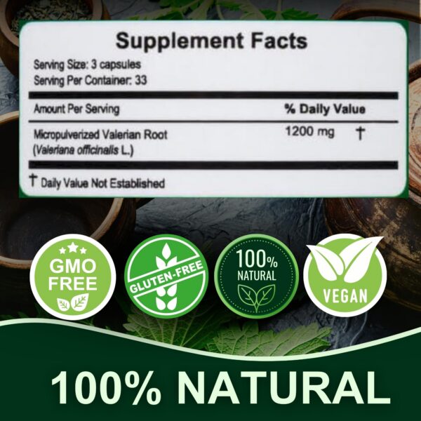 Version 1.0.0 Suplemento herbal raíz valeriana calidad premium Perú