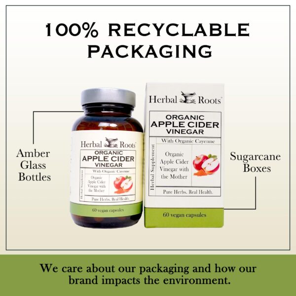 Suplemento Herbal Roots vinagre sidra manzana orgánico