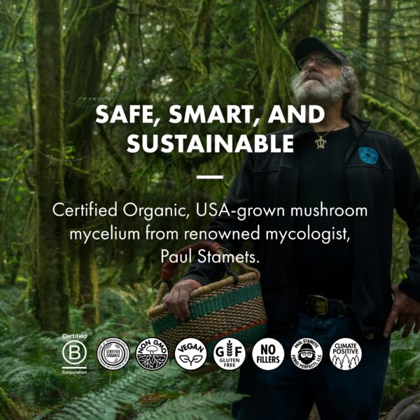 Version 1.0.0 Suplemento herbal con saúco y hongos orgánicos Host Defense