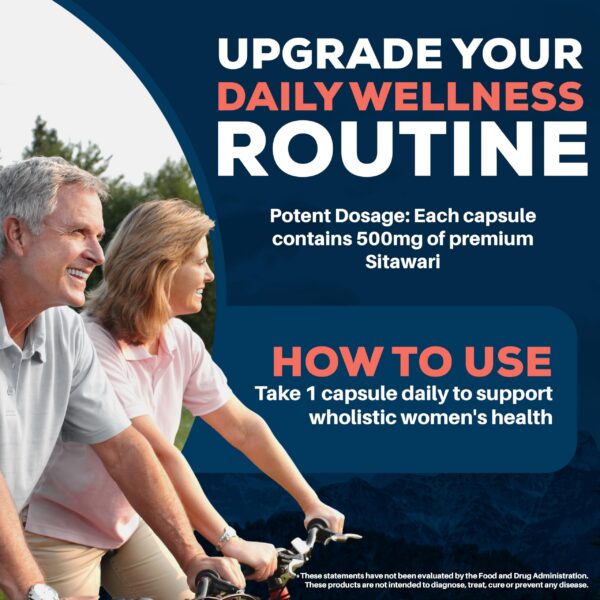 Suplemento herbal Sitawari para mujeres caja frontal