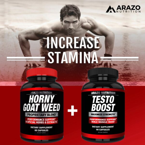 Version 1.0.0 Suplemento herbal terapéutico de Arazo Nutrition para salud sexual