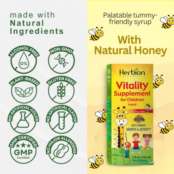 Suplemento HERBION para niños mejora rendimiento mental y físico