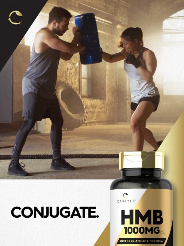 Suplemento HMB avanzado para atletas Carlyle 120 cápsulas