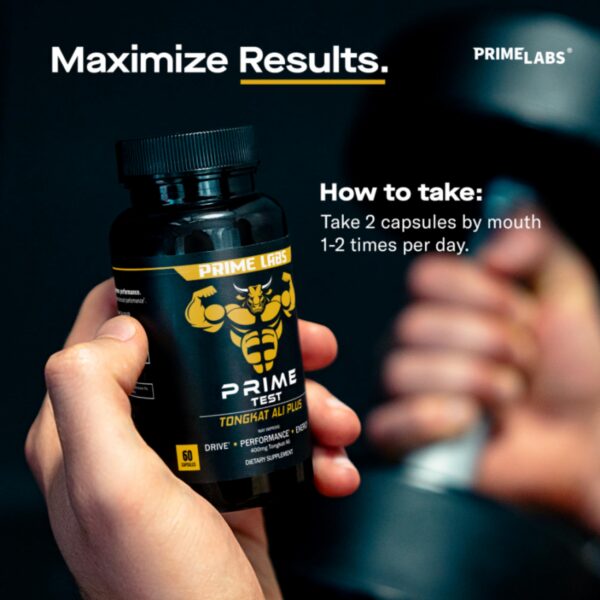 Suplemento para hombres que mejora rendimiento y energía física