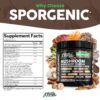 Suplemento de hongos medicinales y ashwagandha Sporgenic
