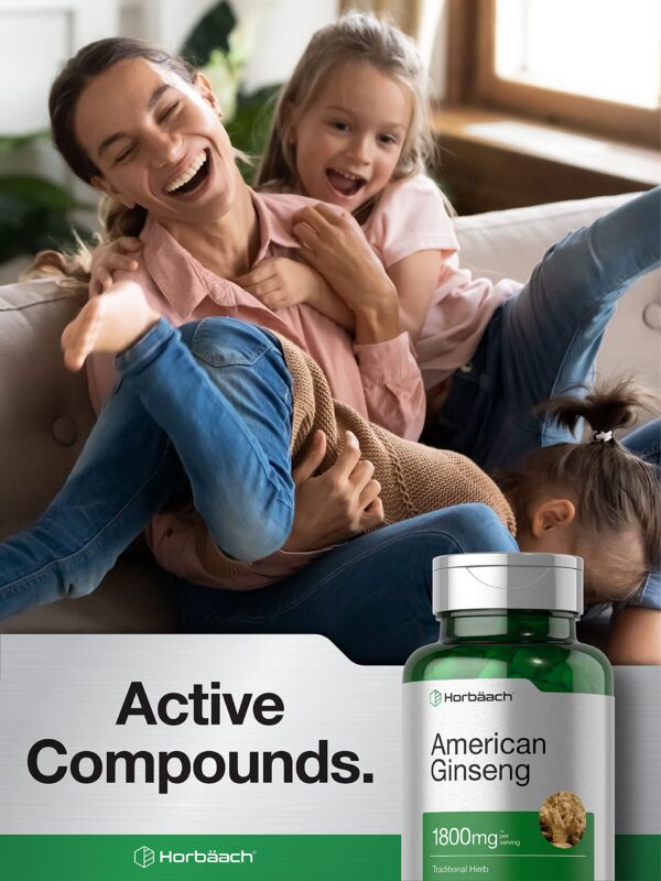 Suplemento Horbäach ginseng con antioxidantes naturales
