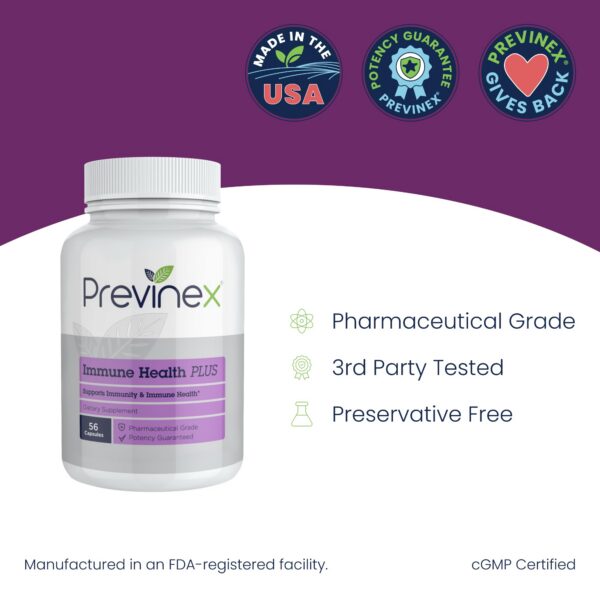 Suplemento Immune Health Plus con saúco y hongos