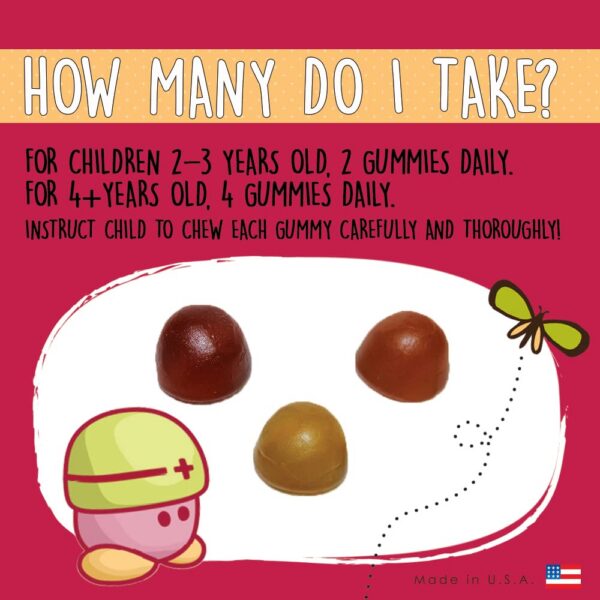 Suplemento para inmunidad infantil gomitas sin conservadores