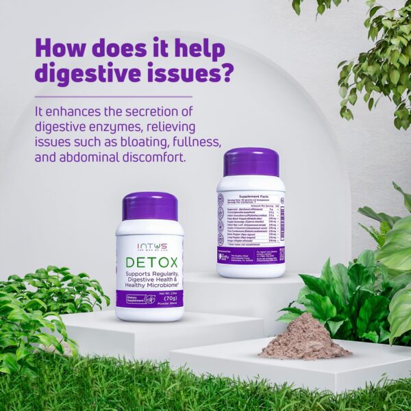 Version 1.0.0 Suplemento Intus Detox para aliviar estreñimiento crónico