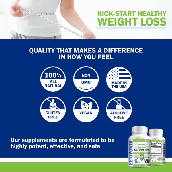 Suplemento Keto Detox Power By Naturals para dieta cetogénica