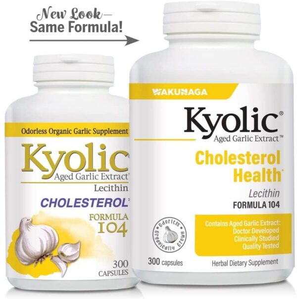 Suplemento Kyolic apoyo nutricional para nervios y corazón
