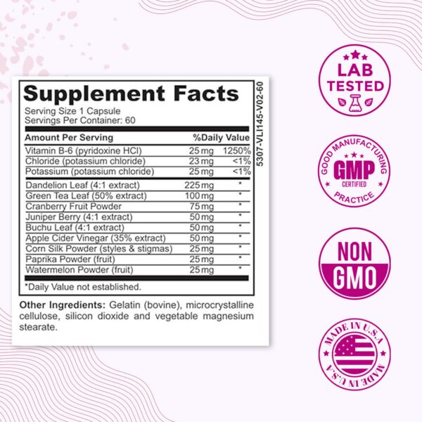 Suplemento LadyMe vitamina B6 y té verde para mujeres