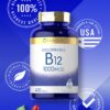 Suplemento libre de gluten y no OGM vitamina B12 Carlyle