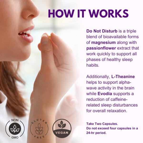 Suplemento Life Happns Do Not Disturb para mejor sueño