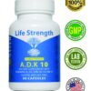 Suplemento LifeStrength ADK 10 beneficiando salud general