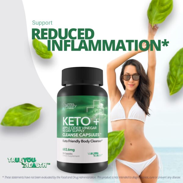 Suplemento limpieza corporal keto vinagre sidra manzana 90 días