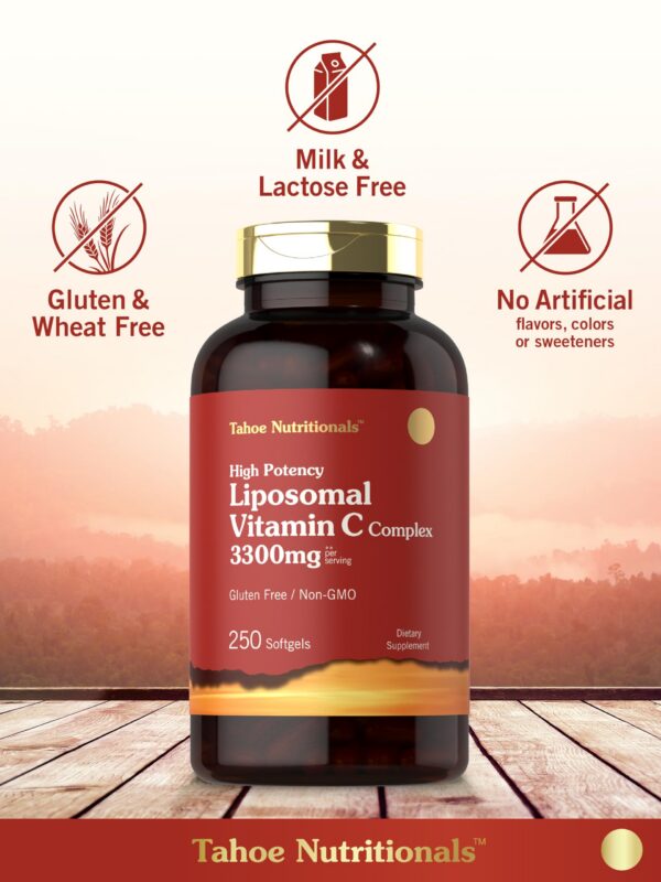 Suplemento liposomal vitamin C 3300mg Tahoe Nutritionals