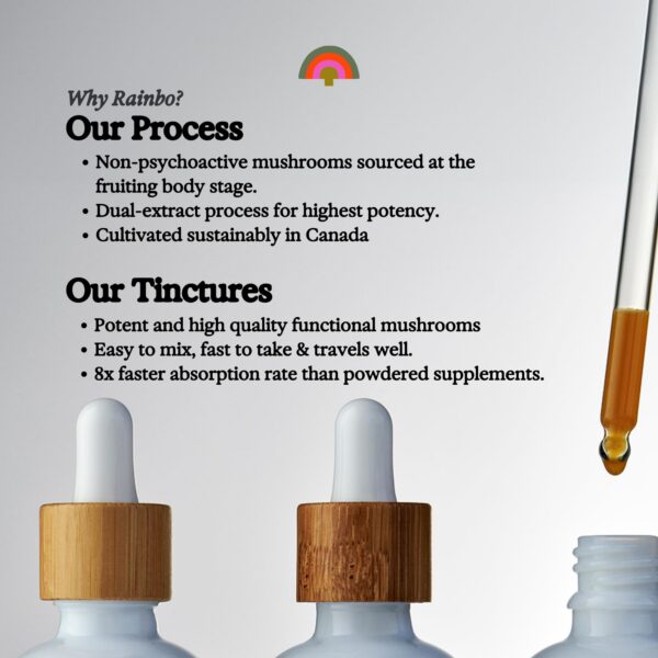 Suplemento líquido para usar en café o té mañanero con Mushrooms