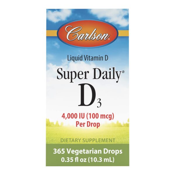 Version 1.0.0 Suplemento líquido vitamina D3 Carlson Super Daily 4000 UI