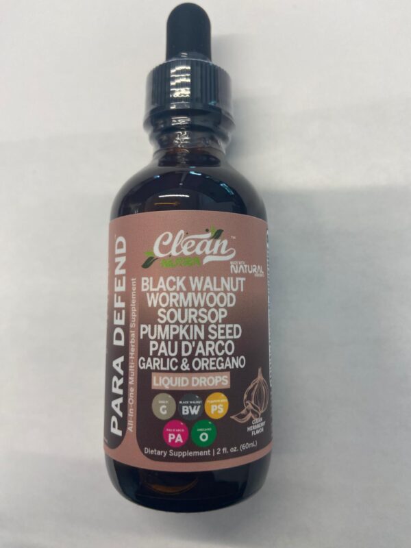 Suplemento líquido Wormwood con ajo y cúrcuma Clean Nutra