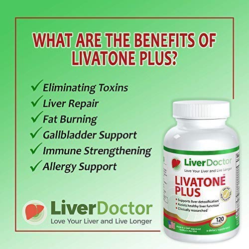 Suplemento Livatone Plus con taurina y vitaminas para hígado