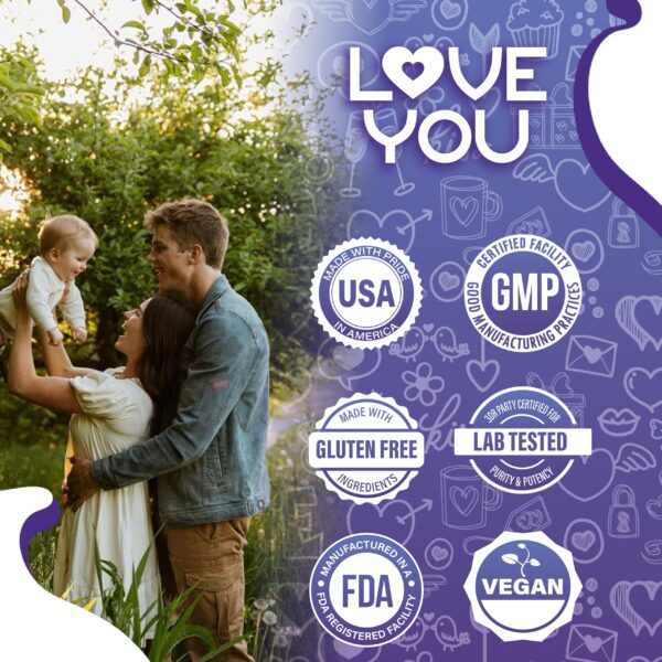 Suplemento Love You Immune frasco con cápsulas vegetales