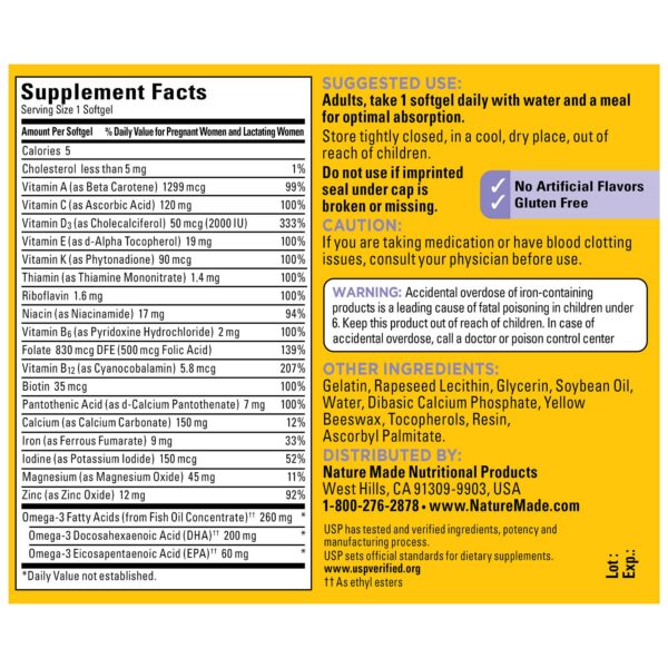 Suplemento para madres lactantes y desarrollo de bebe