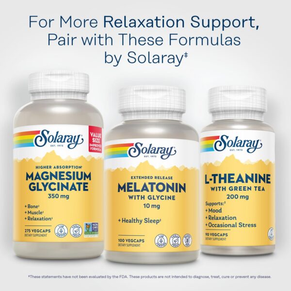 Suplemento melatonina SOLARAY vegano y sin gluten