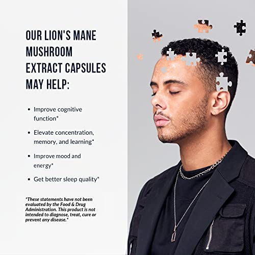 Suplemento melena de león Intelligent Labs para memoria y concentración