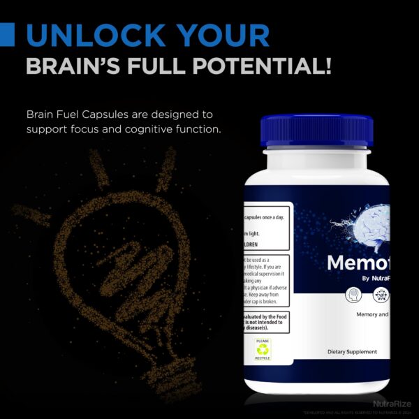 Suplemento Memoforce Brain para función cognitiva saludable