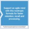 Suplemento para la memoria y aprendizaje Quick Brain Nootrópico