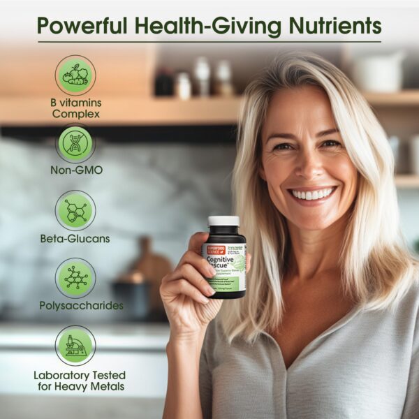 Suplemento para memoria y concentración Cognitive Rescue melena